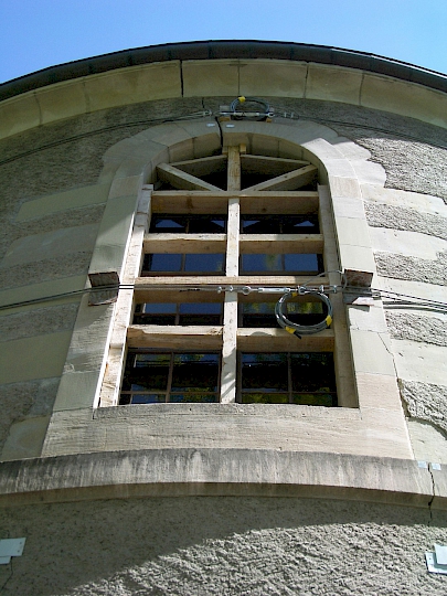 Fissures constatées en 2003 – Photo CF