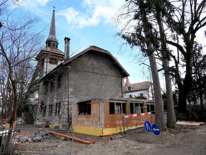 Vue d'ensemble façade ouest.