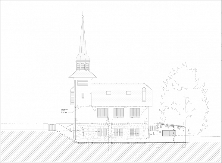 Façade nord. Provenance Atelier Féroé