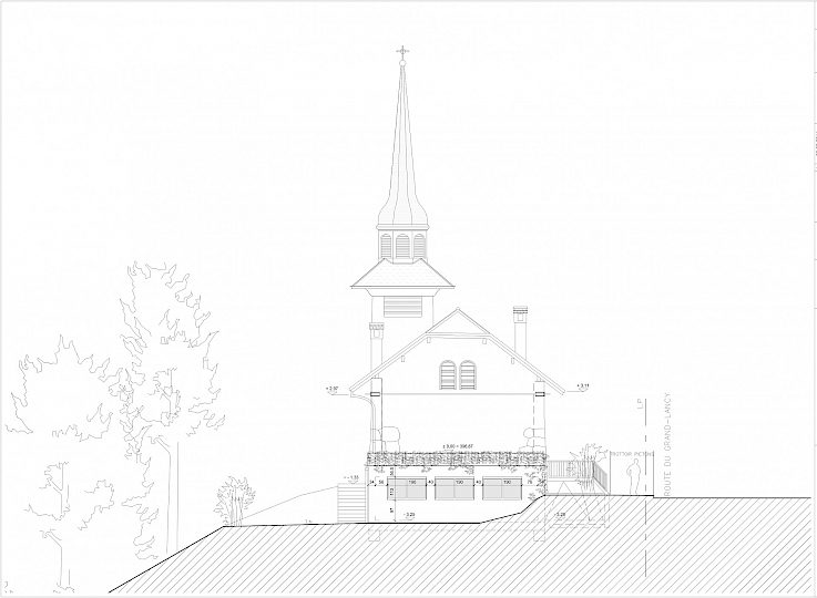 Façade ouest. Provenance Atelier Féroé