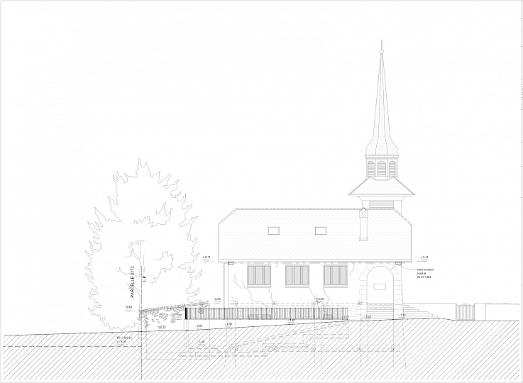 Façade sud. Provenance Atelier Féroé